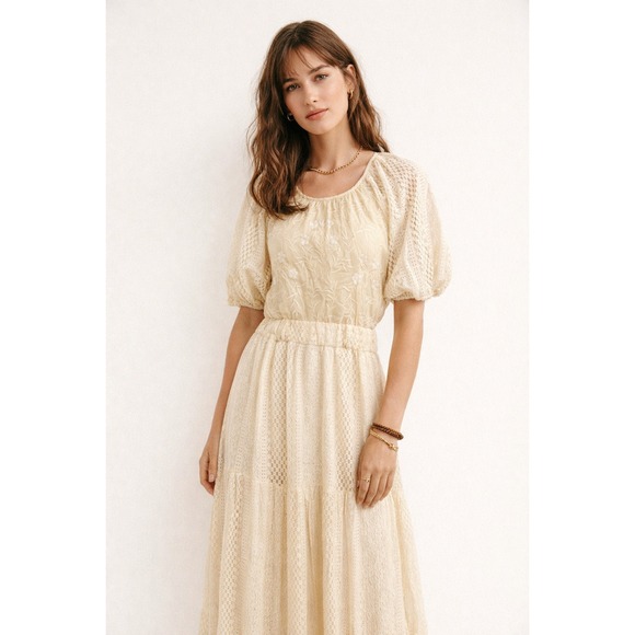 Anthropologie Dresses & Skirts - Anthropologie Verb by Pallavi Singhee Agneza Lace Maxi Dress Size 10‎ NWT $238